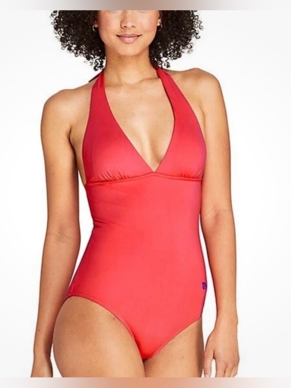 Lands End x Draper James *NEVER WORN* Poppy Halter One Piece Swimsuit- 10